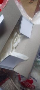 nitrile white gloves