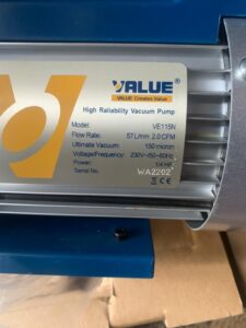 vacuum pump b